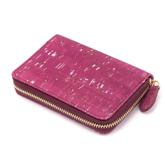 Wallet Wine red with silver MC-2041