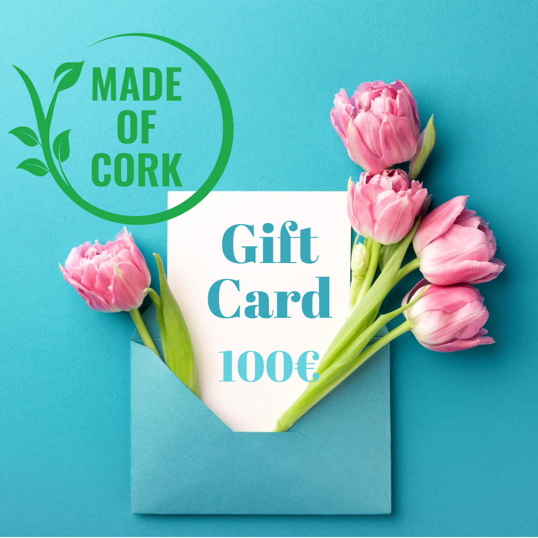 Gift Card MADE OF CORK