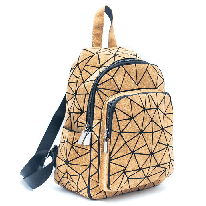 Backpack Geometric made of cork MC-2085