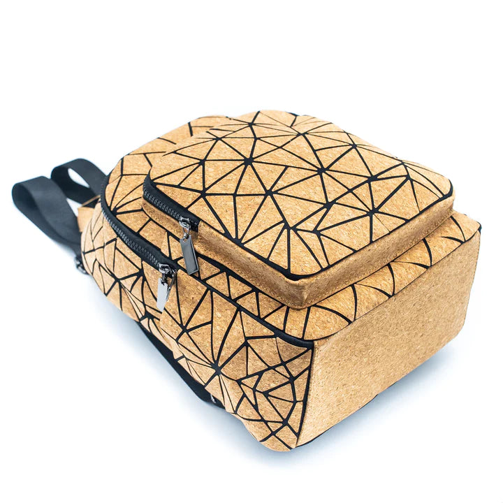 Backpack Geometric made of cork MC-2085